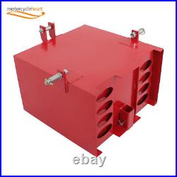 3 Point Hitch Ballast Box Counterweight for Cat 1 Cat-1 Skid Steer Tractor 800lb