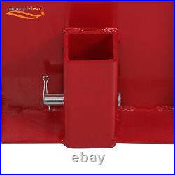 3 Point Hitch Ballast Box Counterweight for Cat 1 Cat-1 Skid Steer Tractor 800lb