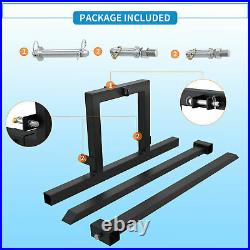 3 Point Hitch Pallet Fork Attachments for Category 1 Tractor Skid Steer Loader