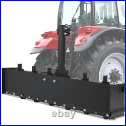 3 Point Hitch Powder Coated Steel 55 Box Blade Scraper With6 Shank For fit Cat 1