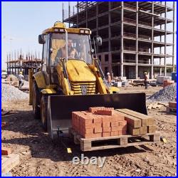 4000LBS 58 Clamp on Pallet Forks Quick Attach Tractor Bucket Skid Steer Loader
