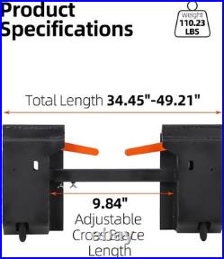 4000LBS Capacity Quick Attach Adapter Universal Skid Steer Quick Attach