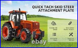 4000LBS Capacity Quick Attach Adapter Universal Skid Steer Quick Attach