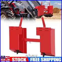4000LBS Skid Steer Quick Tach Conversion Adapter Plate Attachment For Bobtach