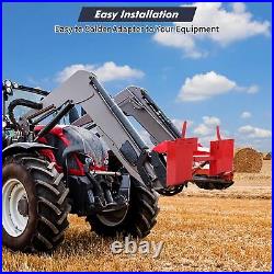 4000LBS Skid Steer Quick Tach Conversion Adapter Plate Attachment For Bobtach