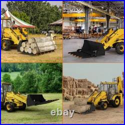 4000LB 58 Clamp on Debris Forks Heavy Duty for Tractor Bucket Loader Skid Steer