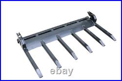 4000LB 60 Clamp On Debris Forks Heavy Duty for Tractor Bucket Loader Skid Steer