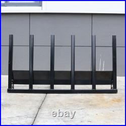 4000LB 60 Clamp On Debris Forks Heavy Duty for Tractor Bucket Loader Skid Steer