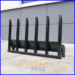 4000LB 60 Clamp On Debris Forks Heavy Duty for Tractor Bucket Loader Skid Steer