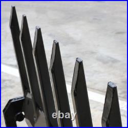 4000LB 60 Clamp On Debris Forks Heavy Duty for Tractor Bucket Loader Skid Steer