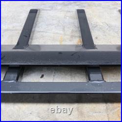 4000LB 60 Clamp On Debris Forks Heavy Duty for Tractor Bucket Loader Skid Steer