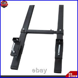 4000Lbs 60 Tractor Clamp On Pallet Forks Bucket Quick Attach With Stabilizer Bar