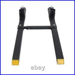 4000Lbs 60'' Tractor Pallet Forks Clamp on Skid Steer Loader Bucket Quick Attach