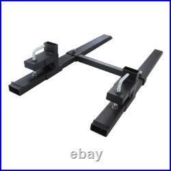 4000Lbs 60'' Tractor Pallet Forks Clamp on Skid Steer Loader Bucket Quick Attach