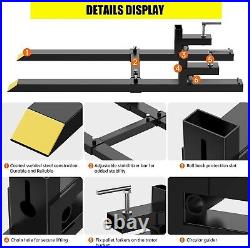 4000Lbs 60'' Tractor Pallet Forks Clamp on Skid Steer Loader Bucket Quick Attach