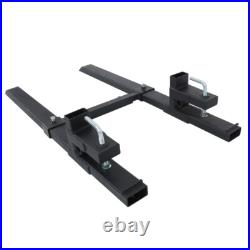 4000Lbs 60'' Tractor Pallet Forks Clamp on Skid Steer Loader Bucket Quick Attach