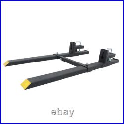 4000Lbs 60'' Tractor Pallet Forks Clamp on Skid Steer Loader Bucket Quick Attach