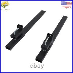 4000Lbs Pallet Forks Clamp On Bucket Loader Attachment Skid Steer Tractor 60