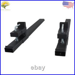 4000Lbs Pallet Forks Clamp On Bucket Loader Attachment Skid Steer Tractor 60