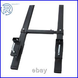 4000Lbs Quick Attach With Stabilizer Bar 60 Tractor Clamp On Pallet Forks Bucket