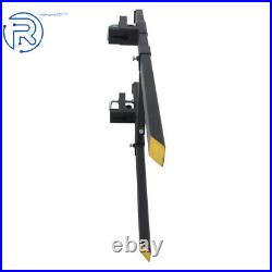 4000Lbs Quick Attach With Stabilizer Bar 60 Tractor Clamp On Pallet Forks Bucket