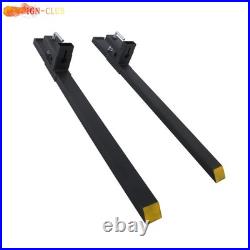4000Lbs Tractor Pallet Forks 60 Clamp On Bucket Loader Attachment Skid Steer