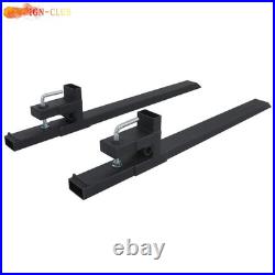 4000Lbs Tractor Pallet Forks 60 Clamp On Bucket Loader Attachment Skid Steer