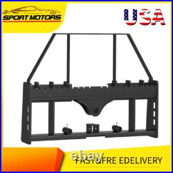 4000 LBS Capacity Pallet Fork Frame for Kubota Bobcat and Skid Steer Tractors