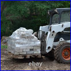 4000 LBS Capacity Pallet Fork Frame for Kubota Bobcat and Skid Steer Tractors