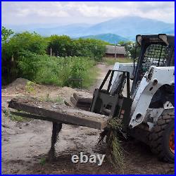 4000 LBS Capacity Pallet Fork Frame for Kubota Bobcat and Skid Steer Tractors