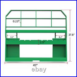 4000 Lbs Quick Attach Pallet Forks 45 Frame 48 Blades for Skid Steer Tractors