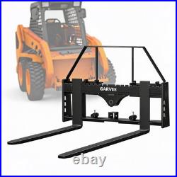 4000 Lbs Quick Attach Pallet Forks 45 Frame 48 Blades for Skid Steer Tractors