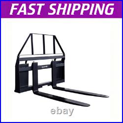 4000 Lbs Universal Skid Steer 45Pallet Fork Frame Attachment With48 Fork Blades