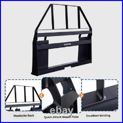 4000 Lbs Universal Skid Steer 45Pallet Fork Frame Attachment With48 Fork Blades