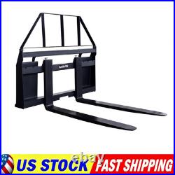 4000 Lbs Universal Skid Steer 45Pallet Fork Frame Attachment With48 Fork Blades