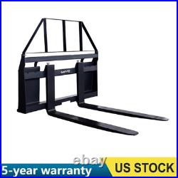 4000 Lbs Universal Skid Steer 45Pallet Fork Frame Attachment With48 Fork Blades