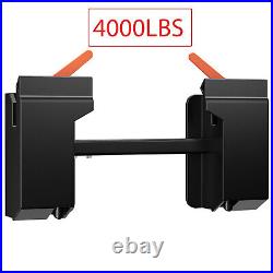 4000 lbs Universal Skid Steer Adjustable Quick Attach Adapter for Bobcats Kubota