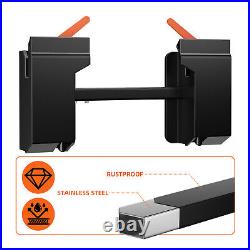 4000 lbs Universal Skid Steer Adjustable Quick Attach Adapter for Bobcats Kubota