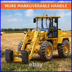 4000 lbs Universal Skid Steer Adjustable Quick Attach Adapter for Bobcats Kubota