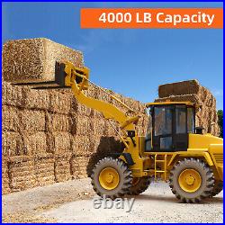 4000 lbs Universal Skid Steer Adjustable Quick Attach Adapter for Bobcats Kubota