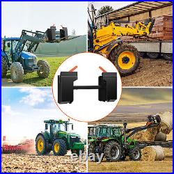 4000 lbs Universal Skid Steer Adjustable Quick Attach Adapter for Bobcats Kubota