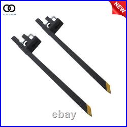 4000lb Clamp on Bucket Pallet Forks Tractor Loader Skid Steer Attach 60'