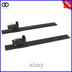 4000lb Clamp on Bucket Pallet Forks Tractor Loader Skid Steer Attach 60'