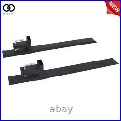 4000lb Clamp on Bucket Pallet Forks Tractor Loader Skid Steer Attach 60'