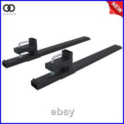 4000lb Clamp on Bucket Pallet Forks Tractor Loader Skid Steer Attach 60'