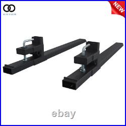 4000lb Clamp on Bucket Pallet Forks Tractor Loader Skid Steer Attach 60'