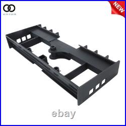 4000lb Heavy-Duty Pallet Fork Frame W Receiver Hitch & Spear Sleeves Skid Steer