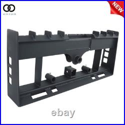 4000lb Heavy-Duty Pallet Fork Frame W Receiver Hitch & Spear Sleeves Skid Steer