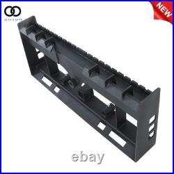 4000lb Heavy-Duty Pallet Fork Frame W Receiver Hitch & Spear Sleeves Skid Steer
