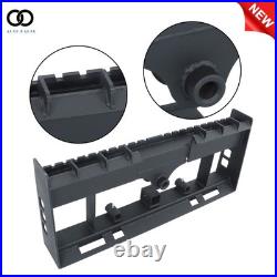 4000lb Heavy-Duty Pallet Fork Frame W Receiver Hitch & Spear Sleeves Skid Steer